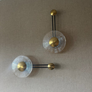 Kinkiet Bell transparentny LED CCT