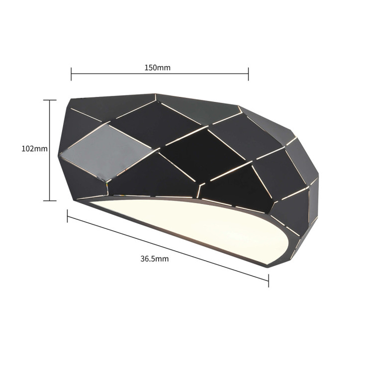 Kinkiet Reus czarny 1xE27 - 15777