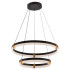 Zdjęcie produktu Lampa wisząca Plum 60 cm 40 cm czarno-transparentna LED CCT