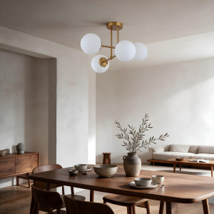 Lampa wisząca Roma 4 złota 4xE14
