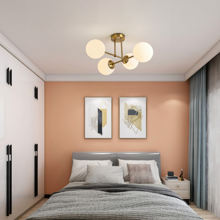 Lampa wisząca Roma 4 złota 4xE14 - 15936