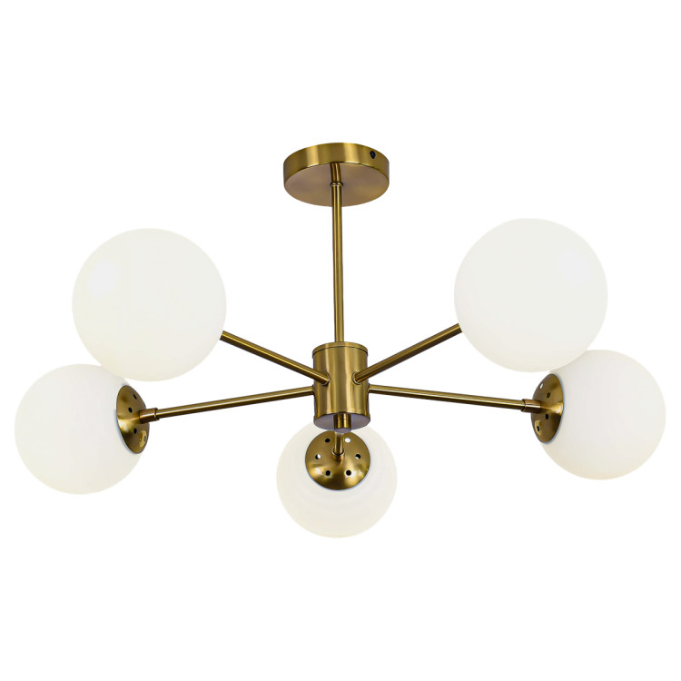 Lampa wisząca Roma 5 złota 5xE14 - 15948