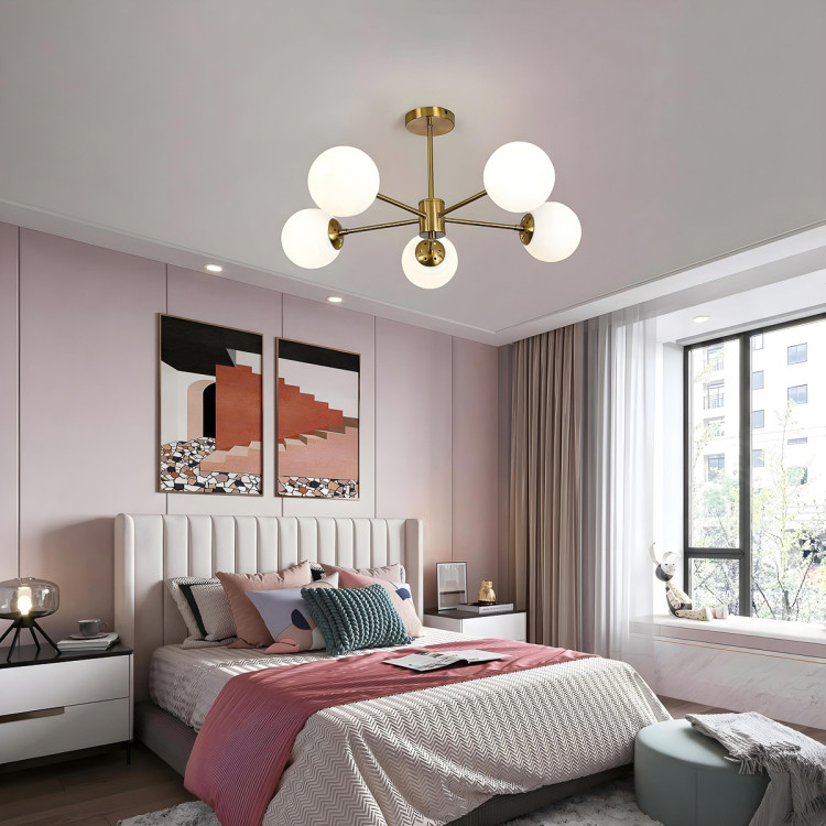 Lampa wisząca Roma 5 złota 5xE14 - 15952