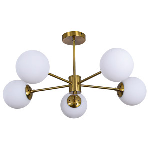 Lampa wisząca Roma 5 złota 5xE14
