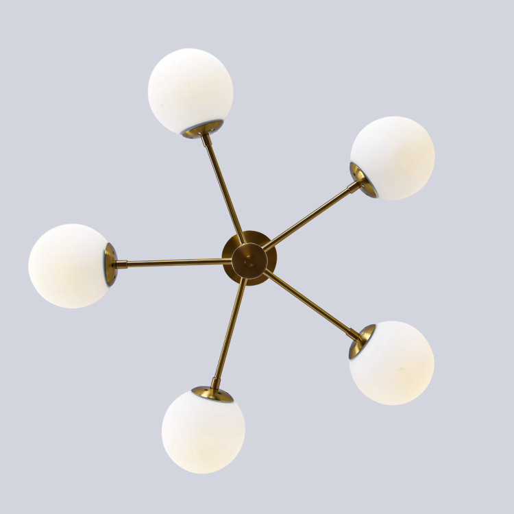 Lampa wisząca Roma 5 złota 5xE14 - 15954