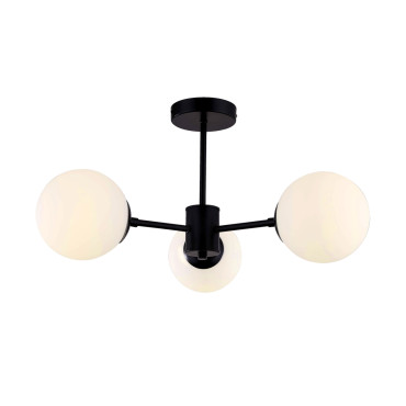 Lampa wisząca Roma 3 czarna 3xE14