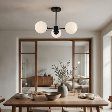 Lampa wisząca Roma 3 czarna 3xE14