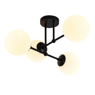 Lampa wisząca Roma 4 czarna 4xE14