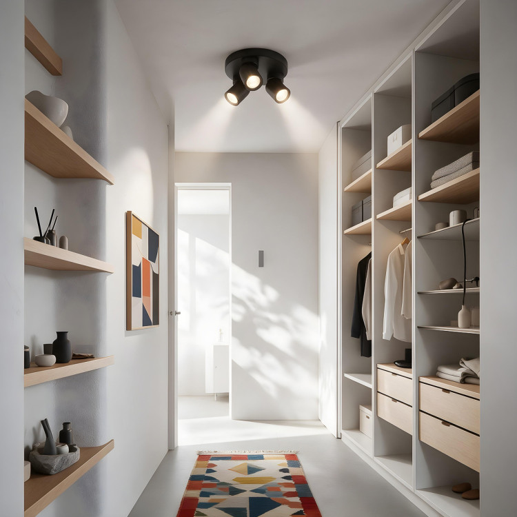 Plafon Pointa czarny 3xGU10 - 16123