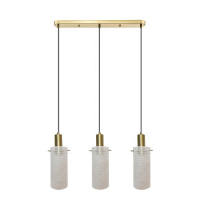 Lampa wisząca Tirana 3 biała 3xE27