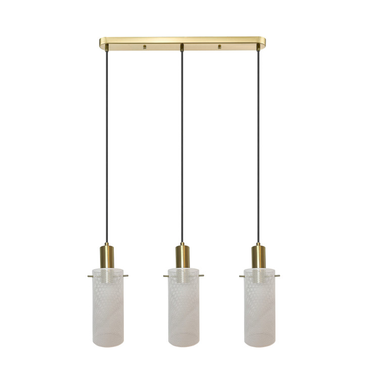 Lampa wisząca Tirana 3 biała 3xE27 - 16127