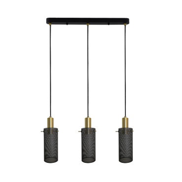Lampa wisząca Tirana 3 czarna 3xE27