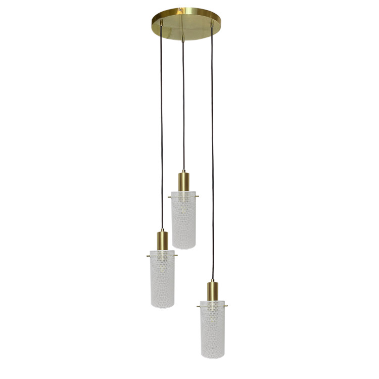 Lampa wisząca Tirana 3 biała 3xE27 - 16141