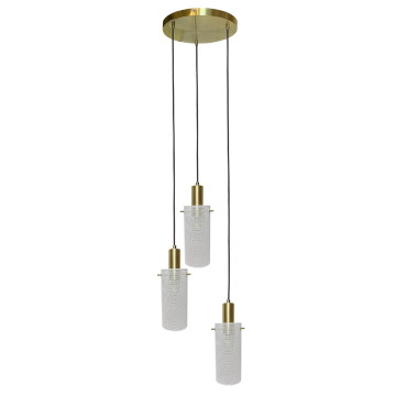 Lampa wisząca Tirana 3 biała 3xE27