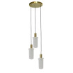 Lampa wisząca Tirana 3 biała 3xE27