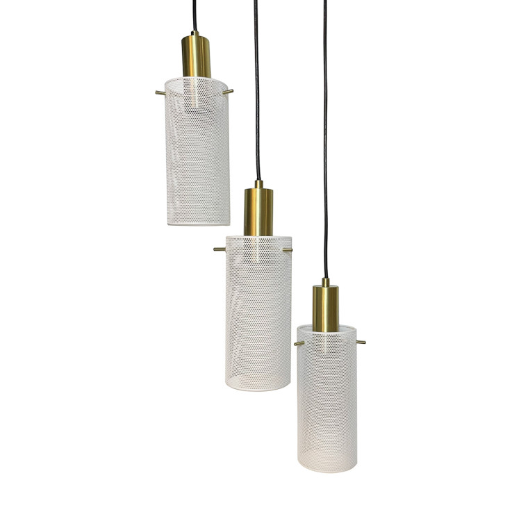Lampa wisząca Tirana 3 biała 3xE27 - 16147