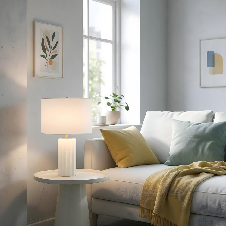 Lampa stołowa Tokio biała 1xE27 - 16216
