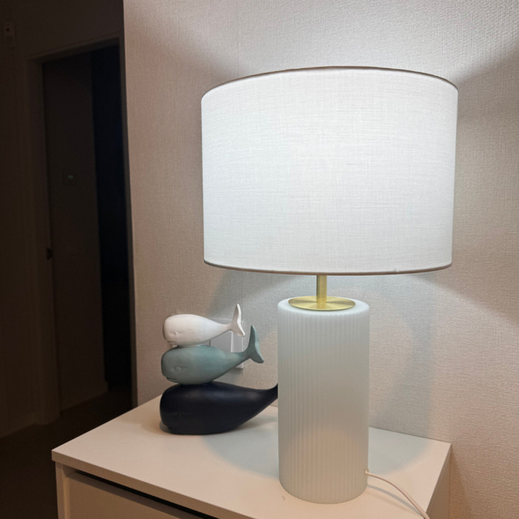 Lampa stołowa Tokio biała 1xE27 - 16218