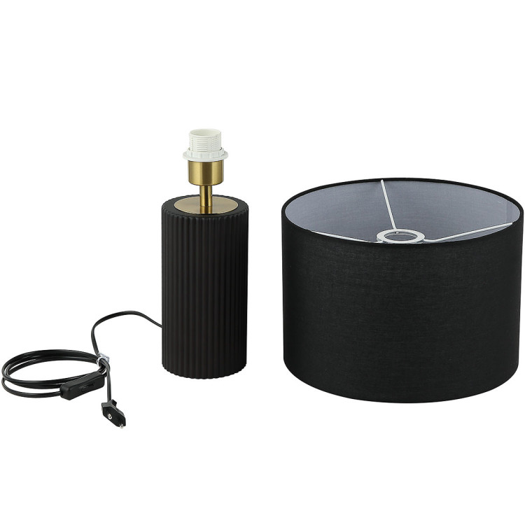 Lampa stołowa Tokio czarna 1xE27 - 16236