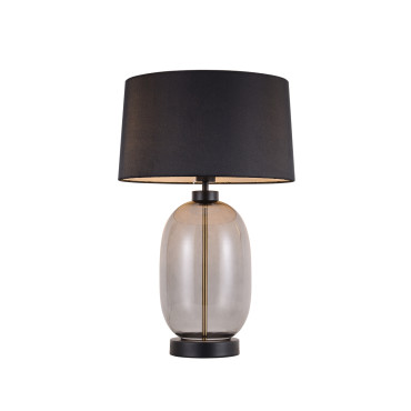 Lampa stołowa Amur dymna 1xE27