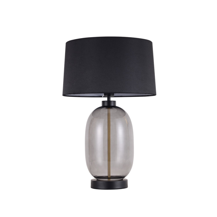 Lampa stołowa Amur dymna 1xE27 - 16342