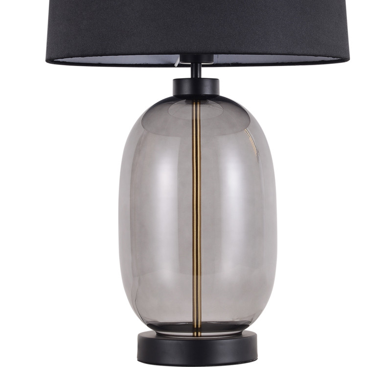 Lampa stołowa Amur dymna 1xE27 - 16343