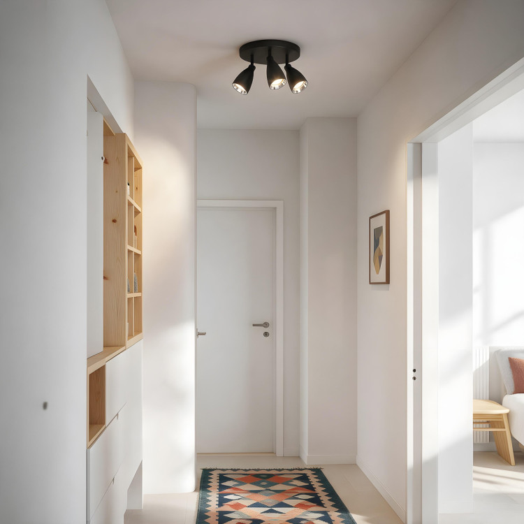 Campana 3 plafon czarny 3xGU10 - 16381