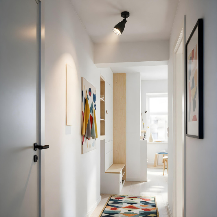 Campana 1 spot czarny1xGU10 - 16385