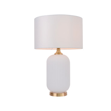 Lampa stołowa Tamiza 65 cm biała 1xE27
