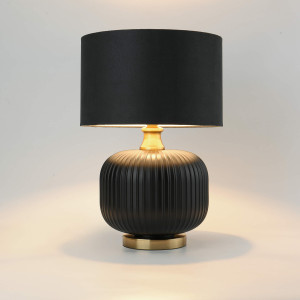 Lampa stołowa Tamiza 48 cm czarna 1xE27