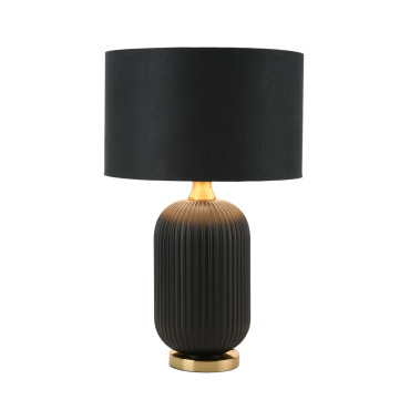 Lampa stołowa Tamiza 65 cm czarna 1xE27