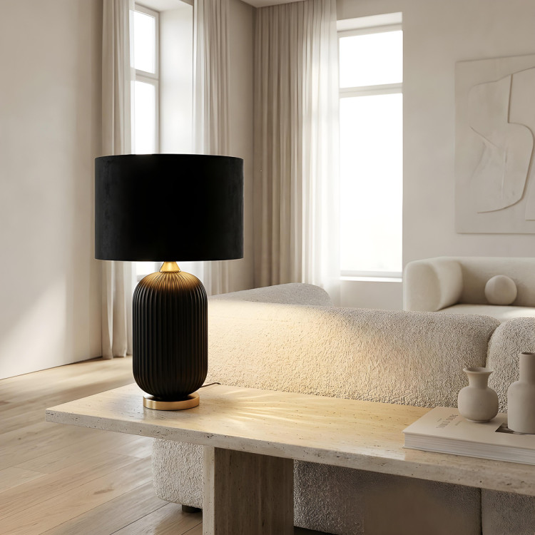 Lampa stołowa Tamiza 65 cm czarna 1xE27 - 16460