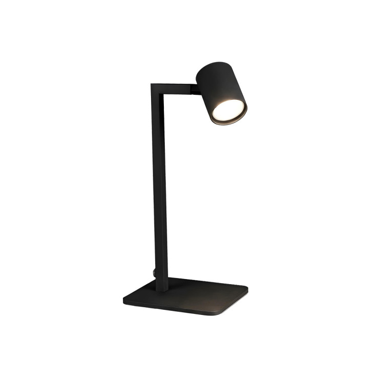 Lampa biurkowa Snow czarna 1xGU10 - 16462