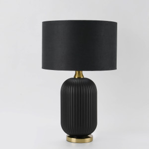 Lampa stołowa Tamiza 65 cm czarna 1xE27