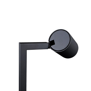 Lampa biurkowa Snow czarna 1xGU10