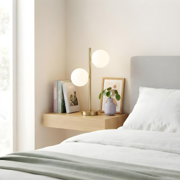 Lampa stołowa Dorado złota 2xG9