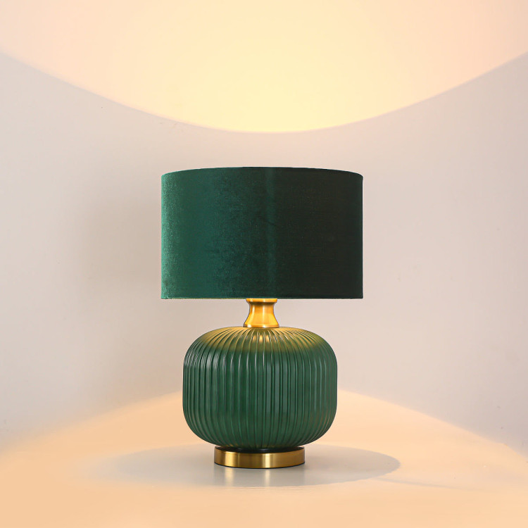 Lampa stołowa Tamiza 48 cm zielona 1xE27 - 16545