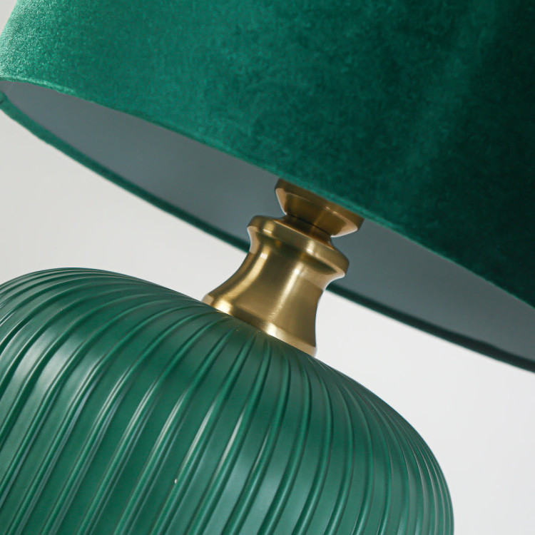 Lampa stołowa Tamiza 48 cm zielona 1xE27 - 16547