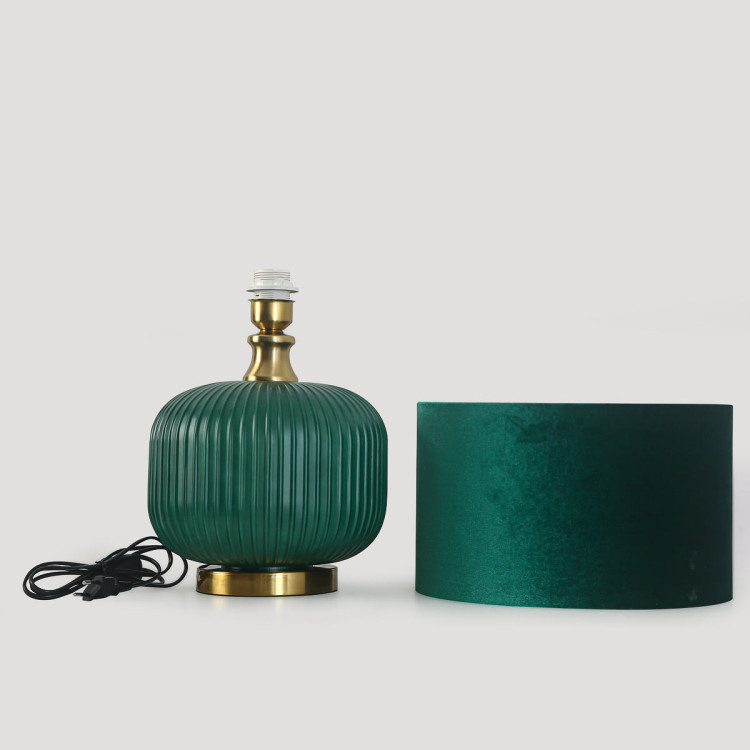 Lampa stołowa Tamiza 48 cm zielona 1xE27 - 16552