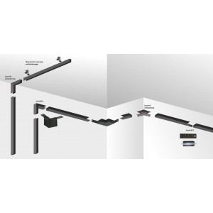 Magnetic Łącznik wewnętrzny czarny