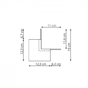 Magnetic łącznik zewnętrzny czarny Magnetic łącznik zewnętrzny czarny