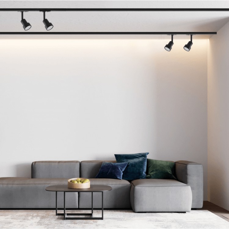 Reflektor do szynoprzewodu Storm czarny 1xGU10 - 1960