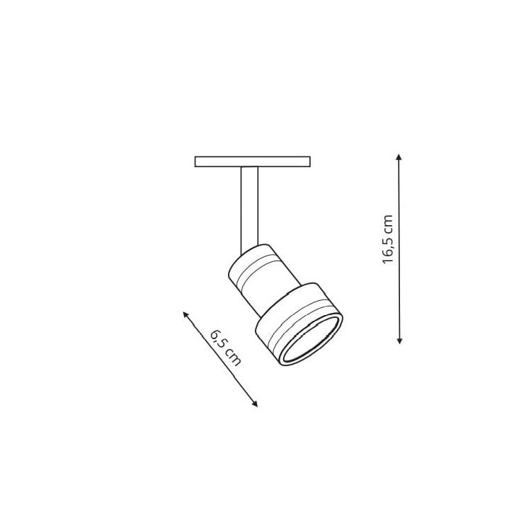 Reflektor do szynoprzewodu Storm czarny 1xGU10 - 1961