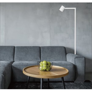 Lampa podłogowa Snow biała 1xGU10 Lampa podłogowa Snow biała 1xGU10