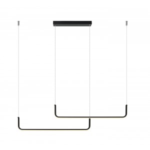 Lampa wisząca Malawi czarna Tuya Smart LED CCT