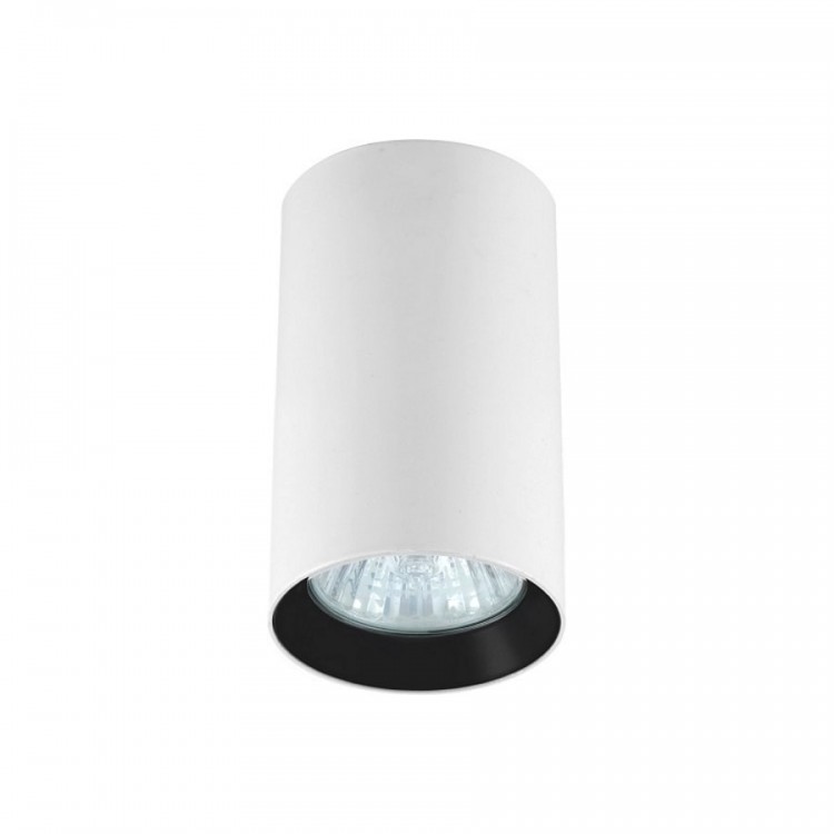 Tuba natynkowa Manacor 9 cm biało - czarna 1xGU10 - 2733