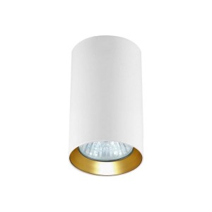 Tuba natynkowa Manacor 9 cm biało - złote 1xGU10