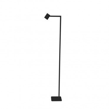 Lampa stojąca Snow 1xGU10 czarna LP-731/1F BK