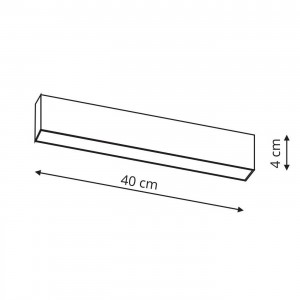 Reflektor do szynoprzewodów Magnetic Moon czarny LED 4000K