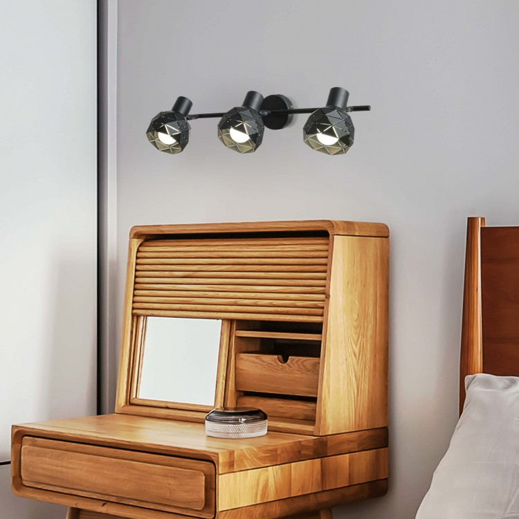 Spot Reus czarny 3xE14 - 3039